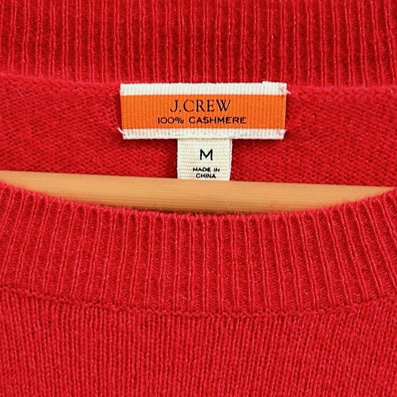 J. CREW Cashmere classic-fit crewneck sweater Size M - Picture 10 of 10